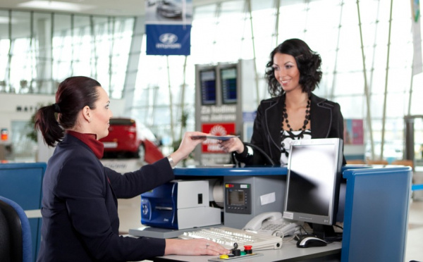 Passengers check-in